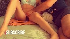 Orgasm pussy rubbing till legs shacking