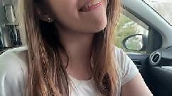 I gave a ride to a student and fucked her in the car